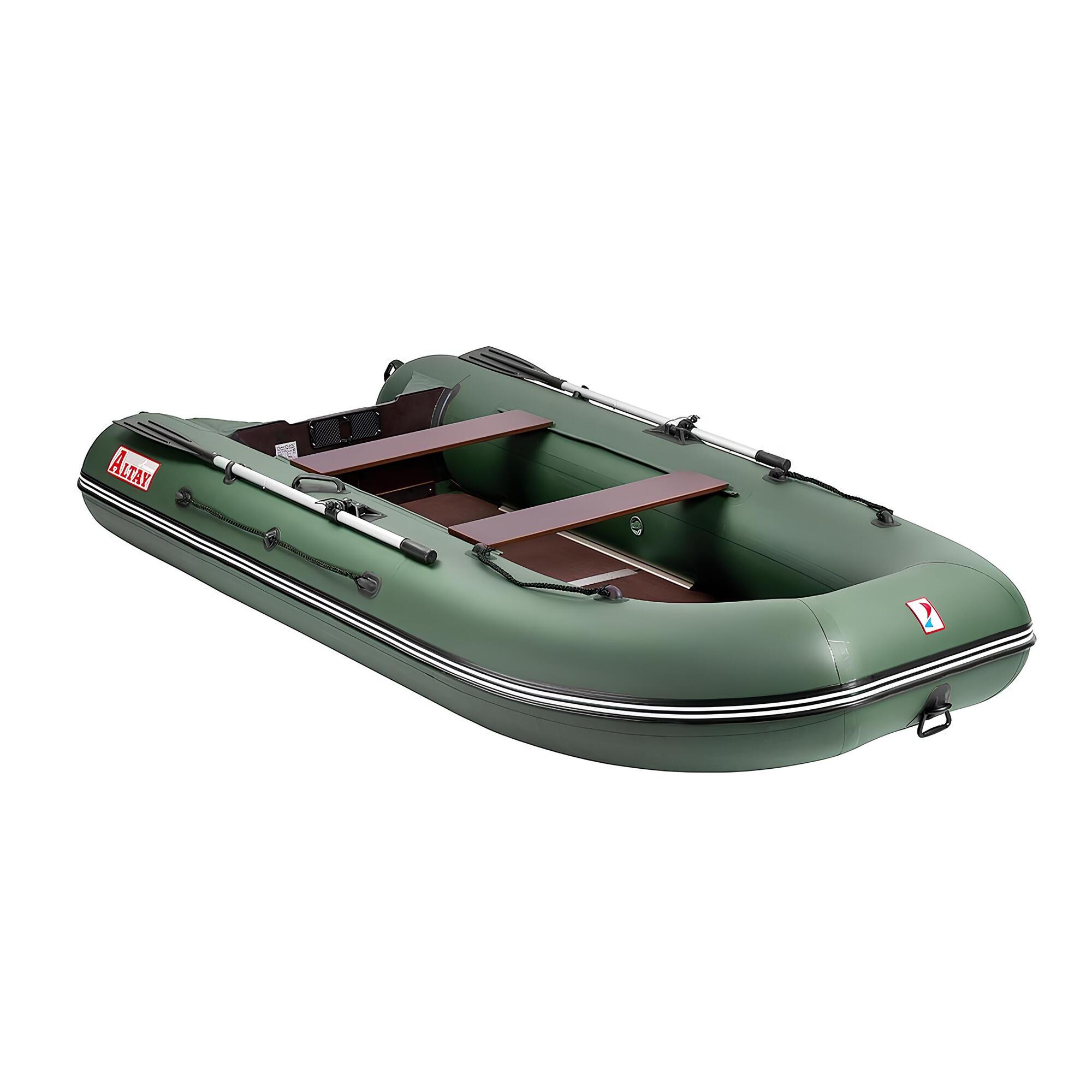 Лодка моторная Алтай 340L зел.