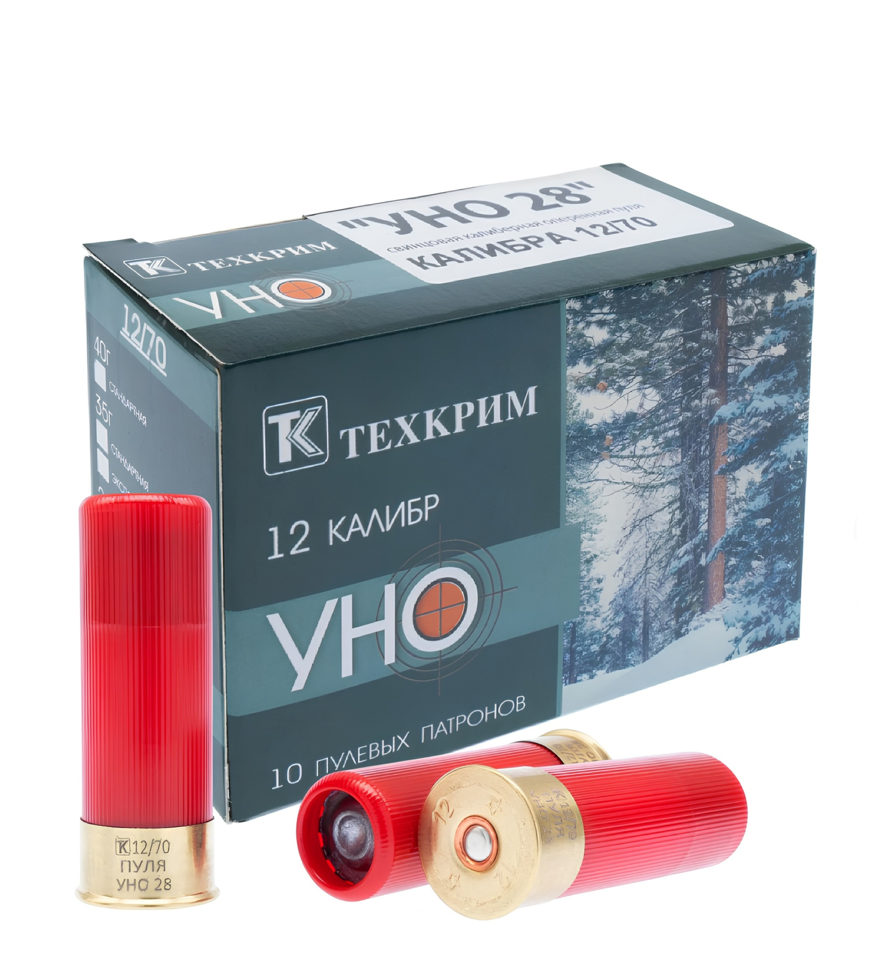 Техкрим 12/70 пуля УНО-28 (10 шт)