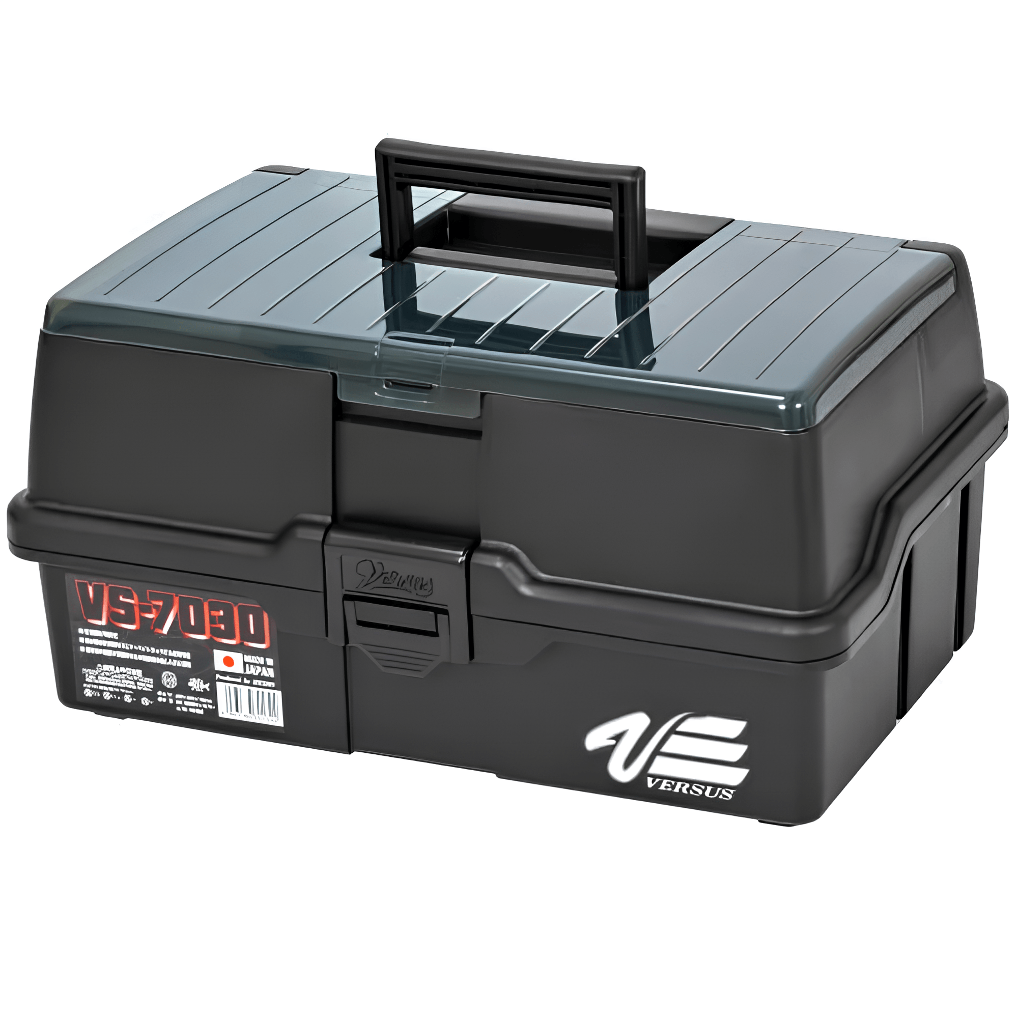 Ящик рыболовный Meiho Versus VS-7030 2 полки (черный) 390*220*195 мм