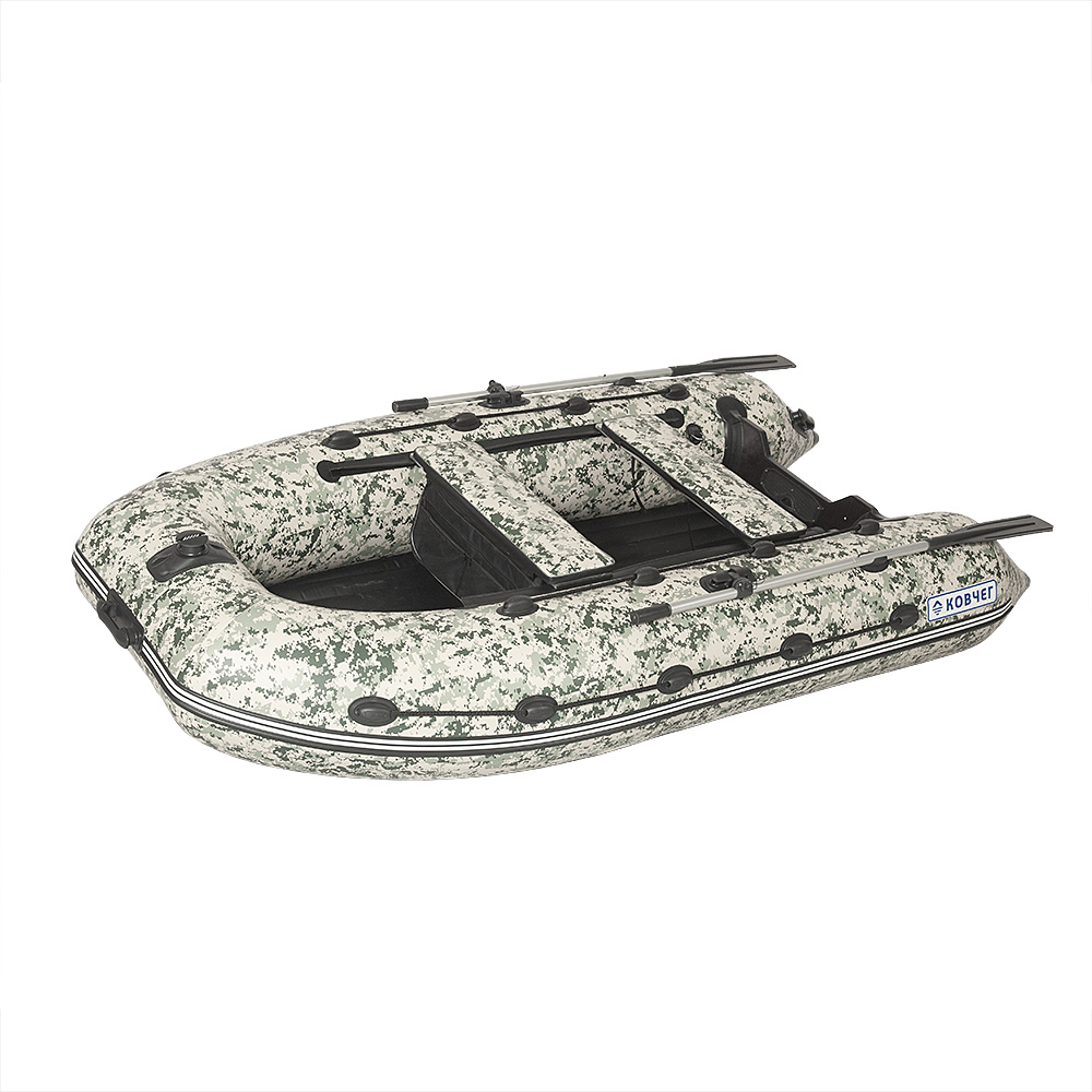 Лодка Ковчег 410 НДНД Камуфляж лес