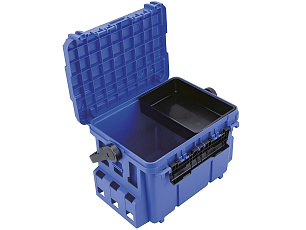 Ящик рыболовный Meiho BUCKET MOUTH BM-7000 (синий) 475*335*320 мм