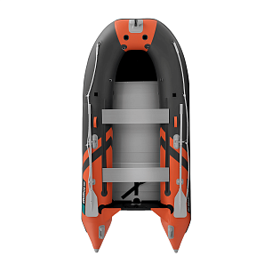 Надувная лодка GLADIATOR C330AL (оранжево-темносерый)