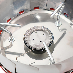 Плита газовая Raffer JNU-001 (нерж.горелка, под баллон, защита от ветра)