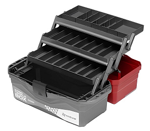 Ящик NISUS N-TB-3-R Tackle Box (44,5*25*22) 3-полочный красный