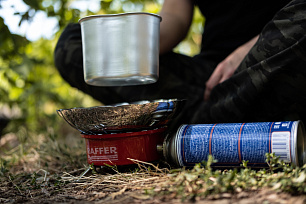 Плита газовая Raffer JNU-001 (нерж.горелка, под баллон, защита от ветра)