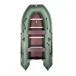 Лодка моторная Алтай 340L зел.