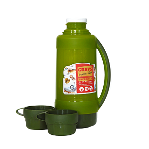 Термос Greys SM-203 1,8л (со стеклянной колбой, зеленый)