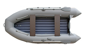 Лодка Мнев и Ко ''Кайман N-380 НДНД'' т.серый