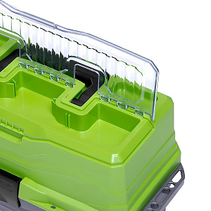 Ящик NISUS N-TB-3-G Tackle Box (44,5*25*22) 3-полочный зеленый