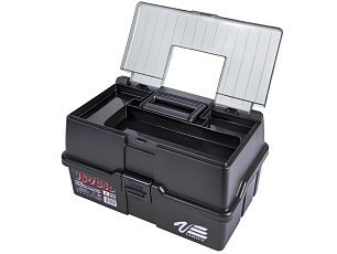 Ящик рыболовный Meiho Versus VS-7040 3 полки (черный) 390*220*220 мм