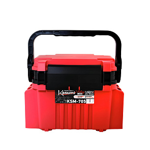 Ящик рыболовный KASUMI KSM-705 315*230*240 мм красный
