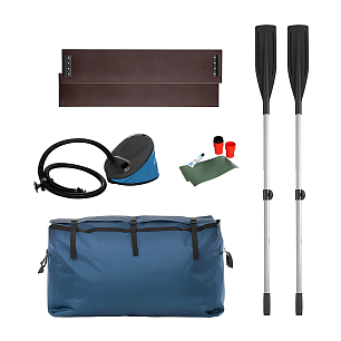 Лодка моторная Алтай A360 зел. НДНД