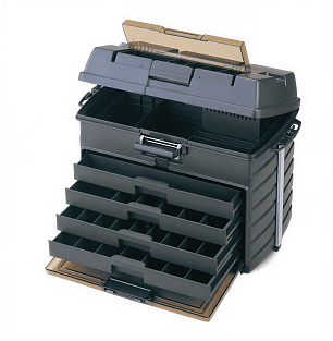 Ящик рыболовный Meiho Versus VS-8050 (черный) 542*300*397 мм