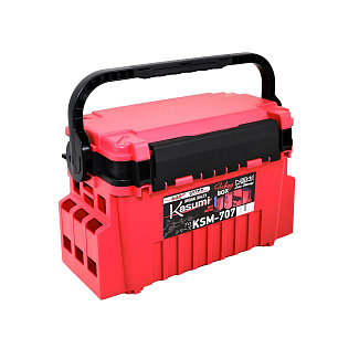 Ящик рыболовный KASUMI KSM-707 430*235*280 мм красный