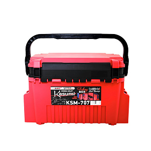 Ящик рыболовный KASUMI KSM-707 430*235*280 мм красный