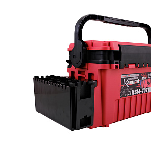 Ящик рыболовный KASUMI KSM-707 430*235*280 мм красный