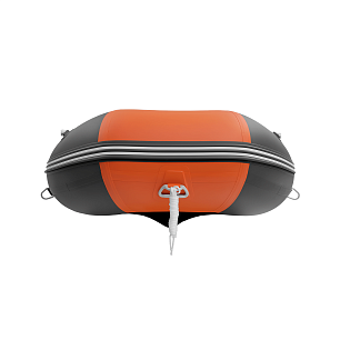 Надувная лодка GLADIATOR B330AL (оранжево-темносерый)