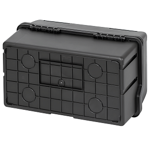 Ящик рыболовный Meiho Versus VS-7030 2 полки (черный) 390*220*195 мм