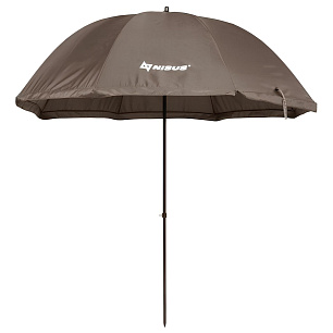 Зонт с тентом d 2,4м прямой (19/22/210D) N-240-TZ NISUS с прозрачными окнами