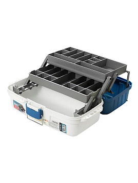 Ящик рыболовный ТРИ КИТА ЯР-2  (380*190*180) 2 лотка